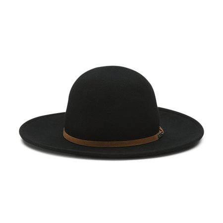 Black Brimmed Hat