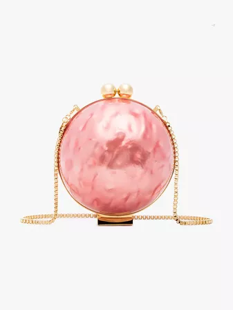 Marzook Pink Lucid Pearlescent Sphere Clutch | Clutch Bags | Browns