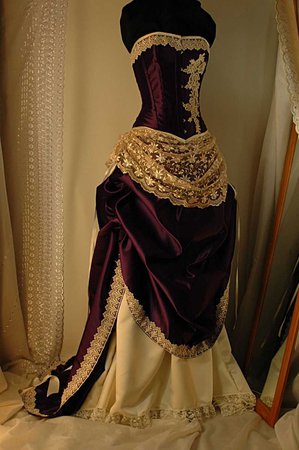 Front Side of Victorian Dress