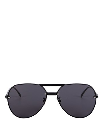 Bottega Veneta Oversized Aviator Sunglasses | INTERMIX®
