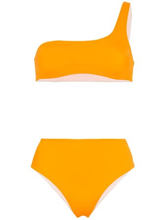 Solid & Striped Solid & Striped The Isabel One Shoulder Bikini - Farfetch