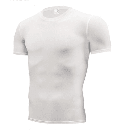 T-shirt Men Short Sleeve compression tight Shirt