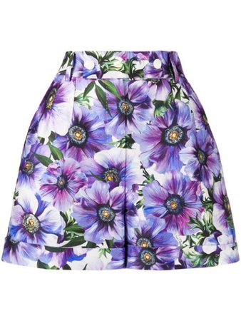 Dolce & Gabbana anemone-print Tailored Shorts - Farfetch