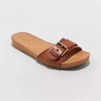 Women's Phoebe Buckle Slide Sandals - Universal Thread™ : Target