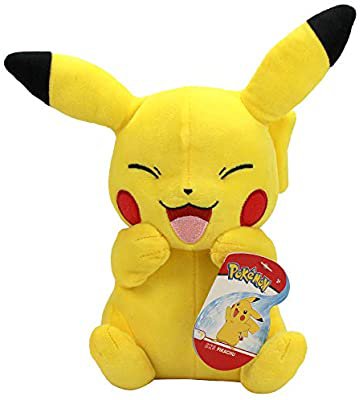 Amazon.com: Pikachu Plush Limited Edition Laughing - Pokemon Official & Premium Quality 8" Plush: Toys & Games