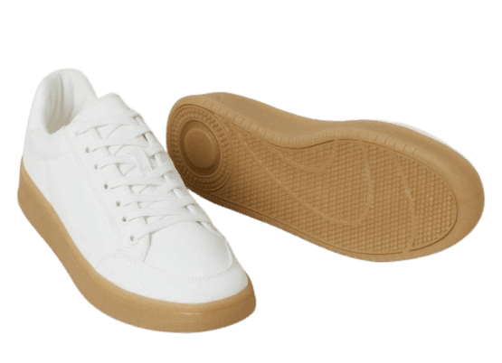 Sneakers i bomullscanvas - Vit - DAM | H&M SE sko,vår,vit,beige track