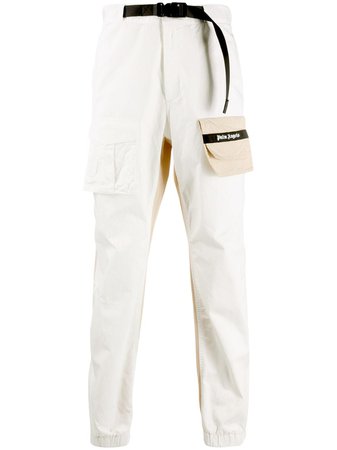 Palm Angels two-tone Cargo Trousers - Farfetch