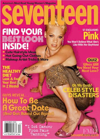 Cover of Seventeen USA with Pink, December 2003 (ID:11053)| Magazines | The FMD