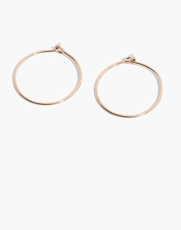 Women's 14k Gold-Filled Hoop Earrings | Madewell