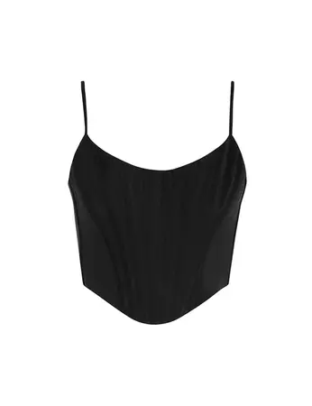 Silk Corset Top Black Online | Zimmermann
