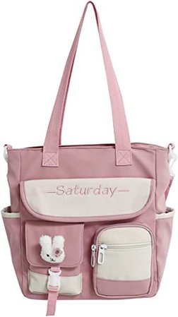 Amazon.com: tote Bag for Girls, Crossbody Cute Bags for Women, Book bag Cute School Bags Cute Kawaii bags for Teen Girls and Student : Clothing, Shoes & Jewelry