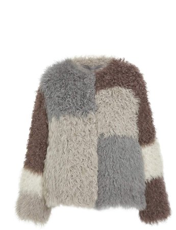 The Finley Knitted Lamb Coat
