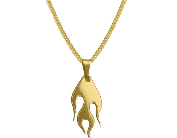 flame necklace