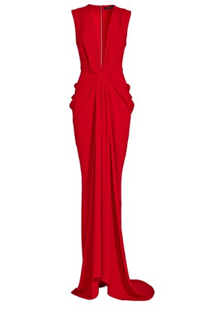 Red Plunge Gown by Thakoon for $599 | Rent the Runway