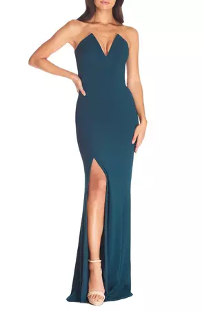 Dress the Population Fernanda Strapless Evening Gown | Nordstrom