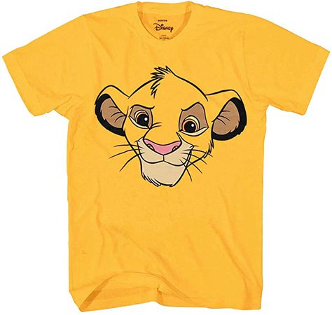 Amazon.com: Lion King Disney Character Face Costume T-Shirt: Clothing