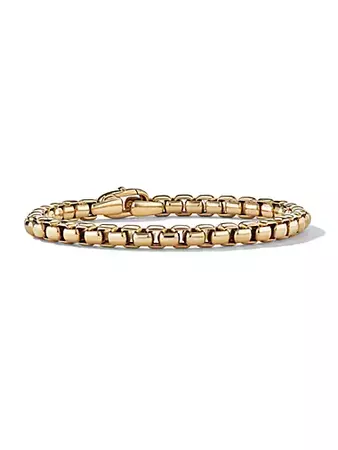 Shop David Yurman DY Bel Aire Chain Bracelet In 18K Yellow Gold | Saks Fifth Avenue