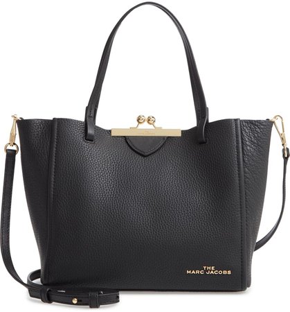The Marc Jacobs The Kiss Lock Mini Leather Tote | Nordstrom