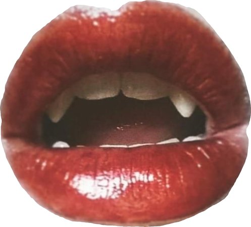 red lip fangs