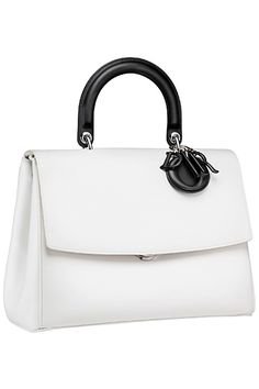 Lady Dior white tote bag
