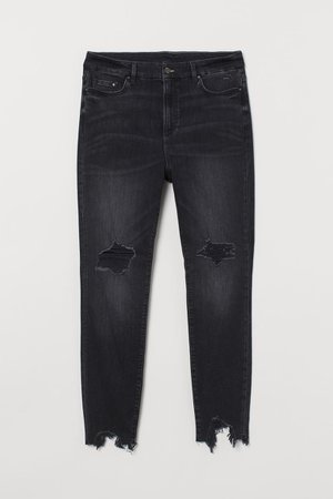 H&M+ Embrace Shape Ankle Jeans - Black - Ladies | H&M US