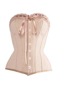 Nude Summer Victorian Vintage Straight Lined Overbust – Corset Story US