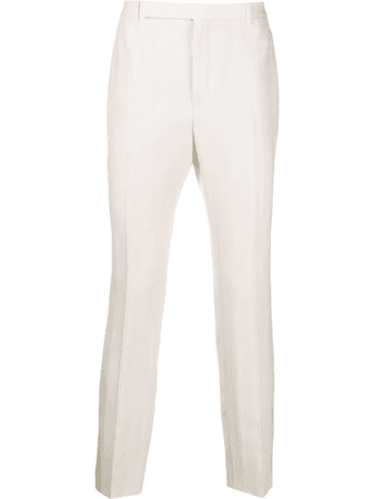 Saint Laurent slim-fit pinstripe trousers