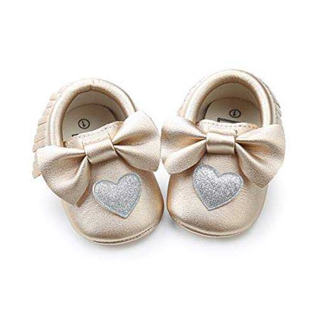 Amazon.com | C&H Baby Boys Girls Soft Soled Tassel Bowknots Crib Infant Toddler Prewalker Moccasins Shoes | Sneakers