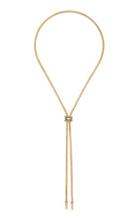 Solar 12k Gold-Plated Crystal Slider Necklace By Demarson | Moda Operandi