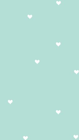 Mint Green Heart Background
