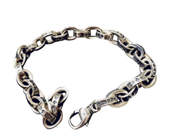 Chrome Hearts Silver Cable Link Bracelet
