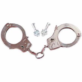 Metal Handcuffs Adult Halloween Accessory - Walmart.com
