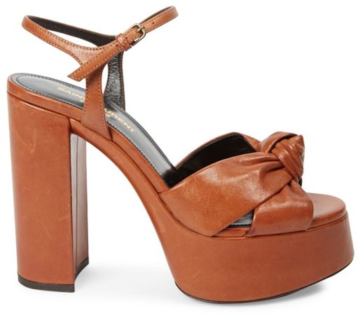 Bianca Leather Platform Sandals