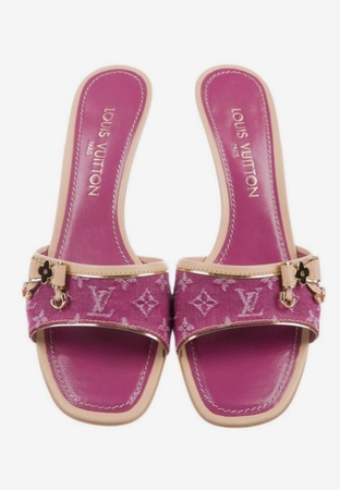 Louis Vuitton pink sandals
