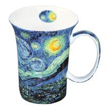 Bone China Van Gogh Mugs Set of 4 in Vibrant Colors | 29 Reviews | 4.86207 Stars | Signals | HP8212