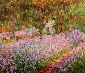 Irises In Monets Garden Claude Monet