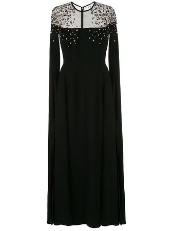 Shop Saiid Kobeisy embellished panel dress with Express Delivery - FARFETCH