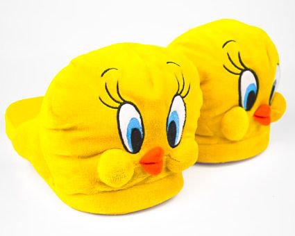 Tweety Bird Slippers | Looney Tunes Slippers | BunnySlippers.com | Slippers | Bird shoes, Tweety, Tweety bird quotes