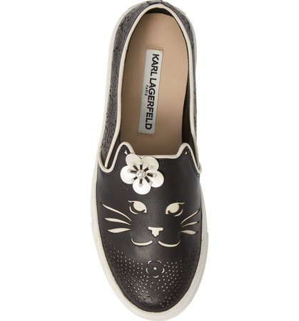 Karl Lagerfeld Paris Edison Slip-On Cat Sneaker (Women) | Nordstrom