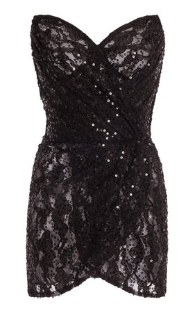 Sequined Lace Mini Dress By Dolce & Gabbana | Moda Operandi