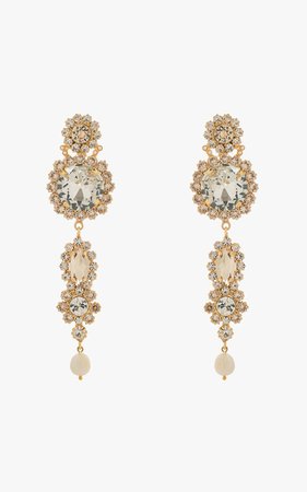 Crystal Statement Earrings By Erdem | Moda Operandi