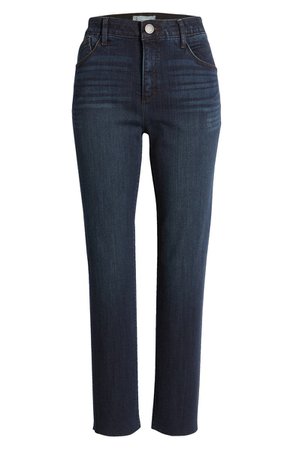 Ab-solution Raw Hem Slim Straight Jeans | Nordstrom