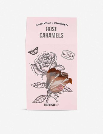 SELFRIDGES SELECTION - Chocolate Enrobed Rose Caramels 150g | Selfridges.com