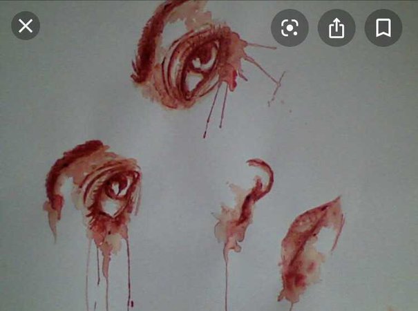 blood painting