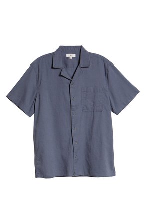 BP. Linen Button-Up Camp Shirt | Nordstrom