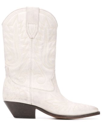 Isabel Marant Duerto Texan Ankle Boots Ss20 | Farfetch.com