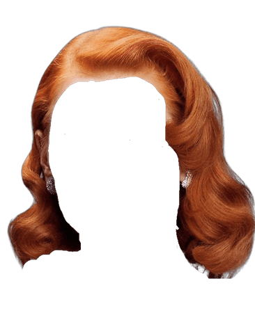 ginger curly bob retro hair short