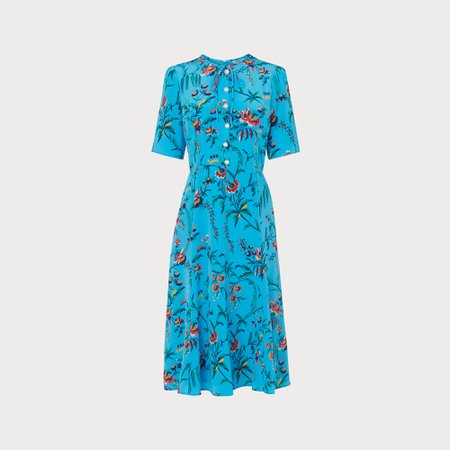 Montana Wildflower Print Silk Tea Dress | Clothing | L.K.Bennett