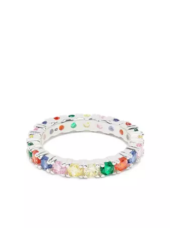 Hatton Labs Rainbow crystal-embellished Ring - Farfetch