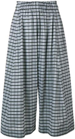 Come together checked culottes
